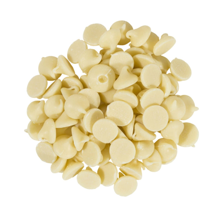 Candy & ChocolateCHIP WHITE 1M ULTIMATECHIP WHITE 1M ULTIMATESpecialty Food Source100% white chocolate drops for baking.These white chocolate baking chips have the right, royal size to surprise in cakes, muffins, cookies, rolls and Danish. They’ll