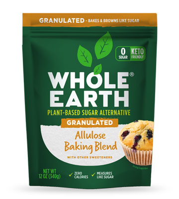Whole Earth Sweetener Co. Allulose Baking Blend (Pack of 6 - 12 oz)