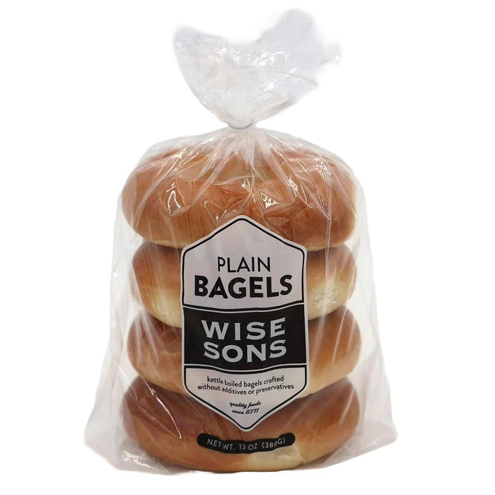 Wise Sons - Plain Bagels (4PK)
