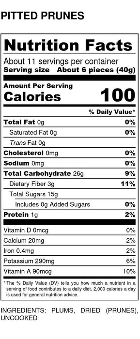 Prunes, Pitted, Organic
