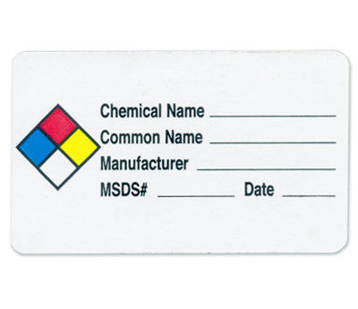 HMIG Safety Labels: "Right to Know" - 1.5 x 2.5"