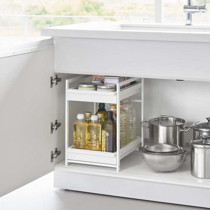 Two-Tier Pull-Out Shelf - Steel