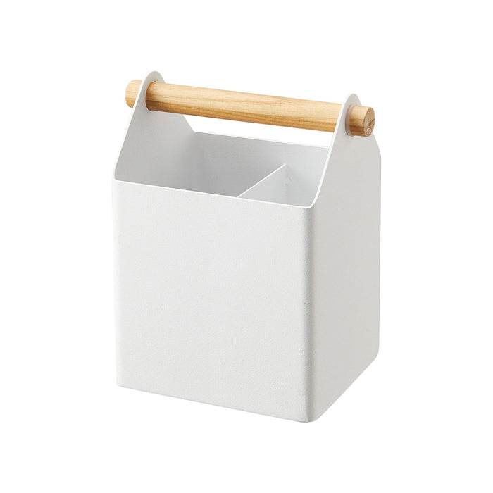 Pen + Desk Organizer - Small - Steel + Wood