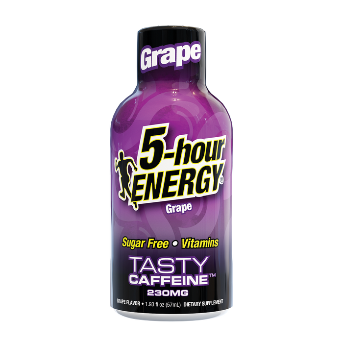 24 Pack 5-hour ENERGY Extra Strength Shots, Grape Flavor Flavor, 1.93 Fl Oz