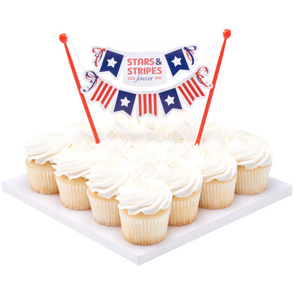 Stars and Stripes Forever Banner Banner Layon 6pcs