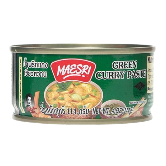 Curry Paste, GreenCurry Paste, GreenSpecialty Food SourceSpicy and delicious, Green Maesri Curry Paste is perfect for adding a flavorful kick to any dish. With its aromatic blend of spices, this paste is sure to transform 