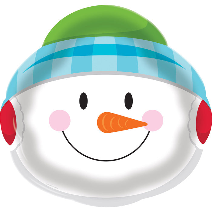 Bulk Snowman Plastic Trays (12 per Case)