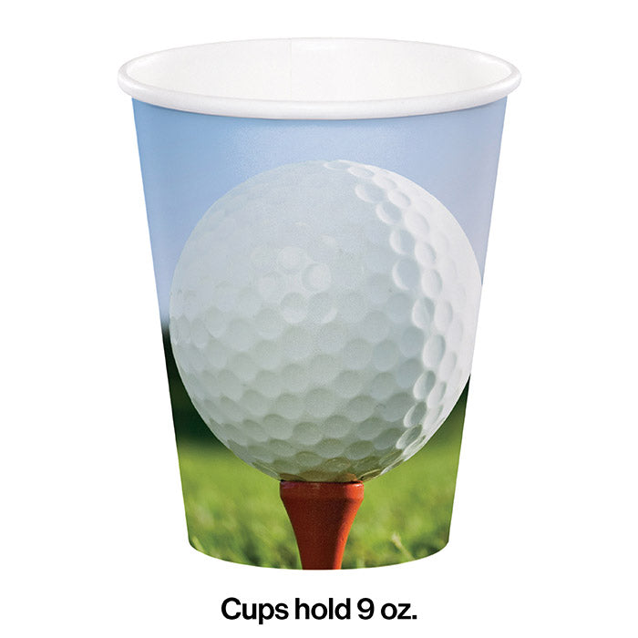 Bulk Golf 9 oz Hot and Cold Paper Cups (96 per Case)