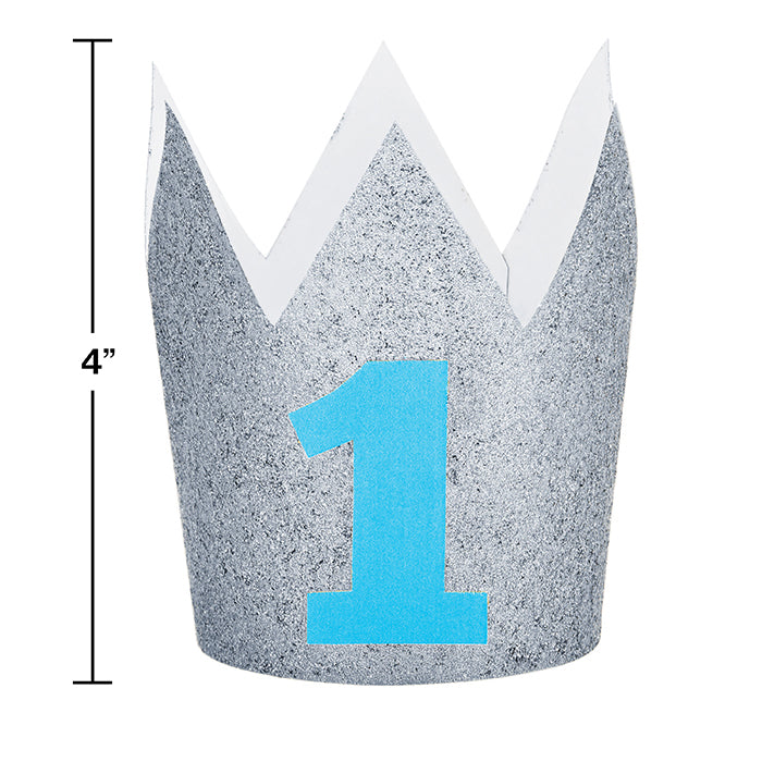 Bulk 1st Birthday Boy Crowns (6 per Case)