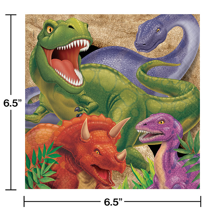 Bulk Dino Blast Luncheon Napkins (192 per Case)