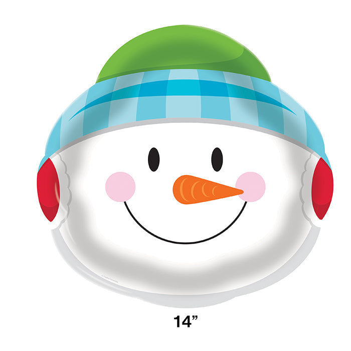 Bulk Snowman Plastic Trays (12 per Case)