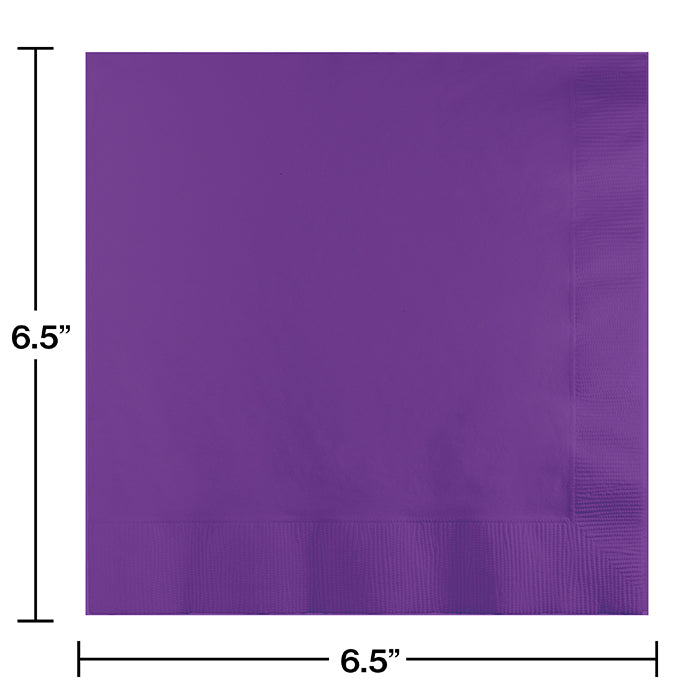 Bulk Amethyst Purple Luncheon Napkins 2 Ply (600 per Case)