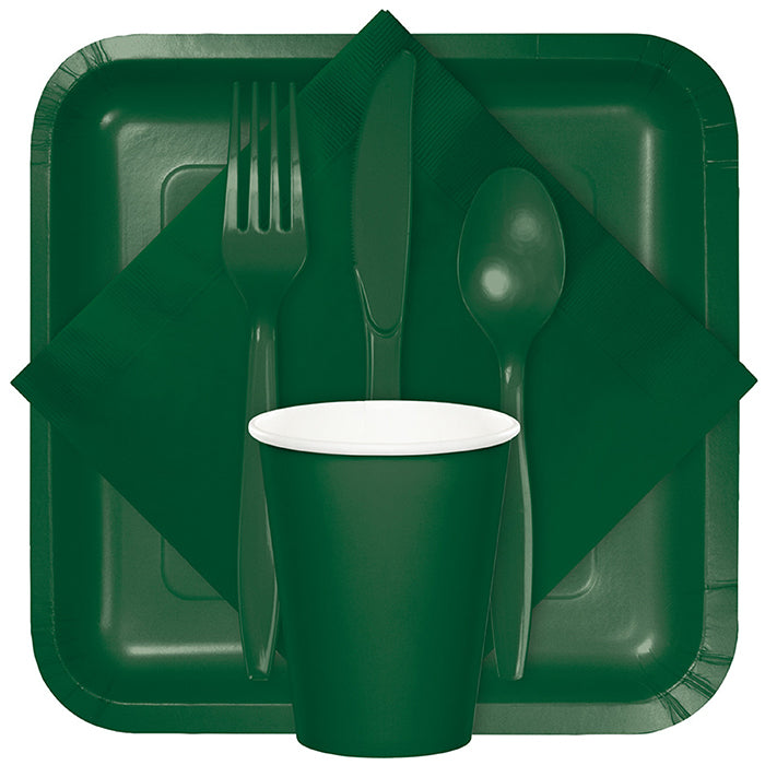 Bulk Hunter Green 9 oz Hot & Cold Paper Cups (240 per Case)