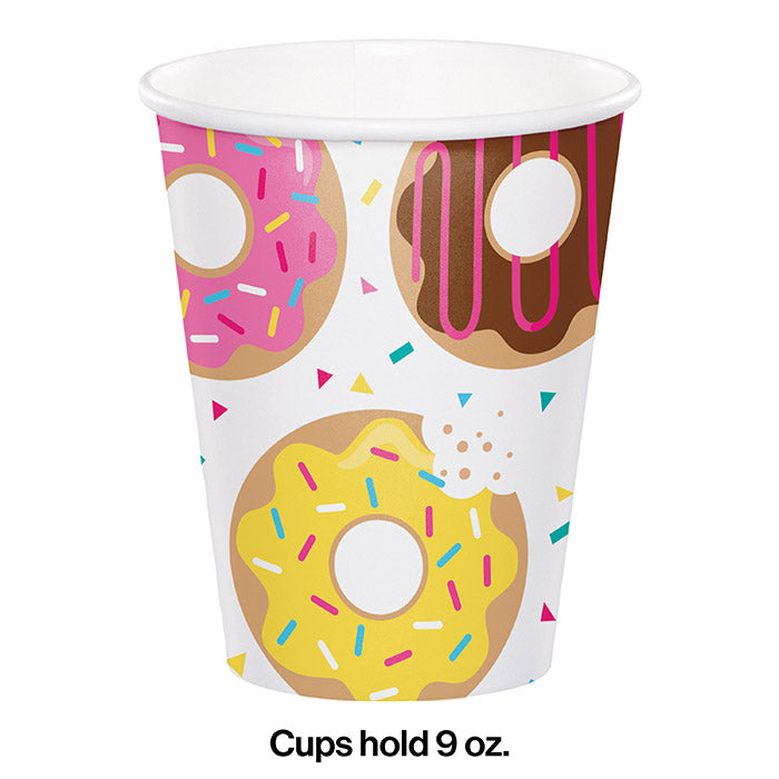 Bulk Donut Time 9 oz Paper Cups (96 per Case)