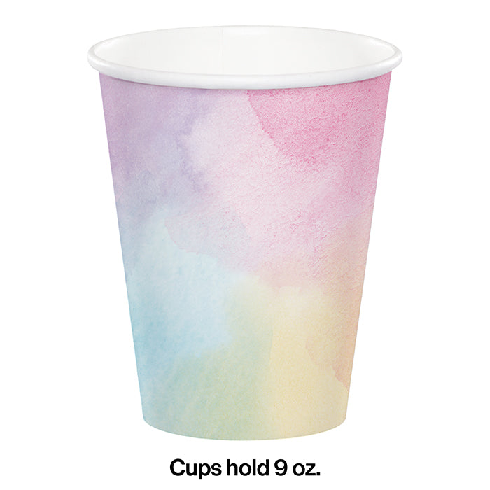 Bulk Iridescent Party 9 oz Paper Cups (96 per Case)