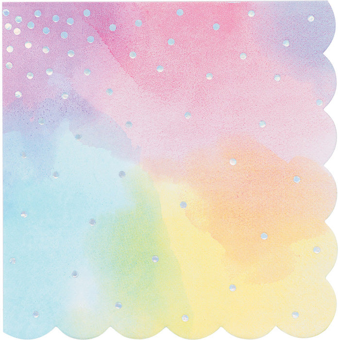 Bulk Iridescent Party Luncheon Napkins (192 per Case)