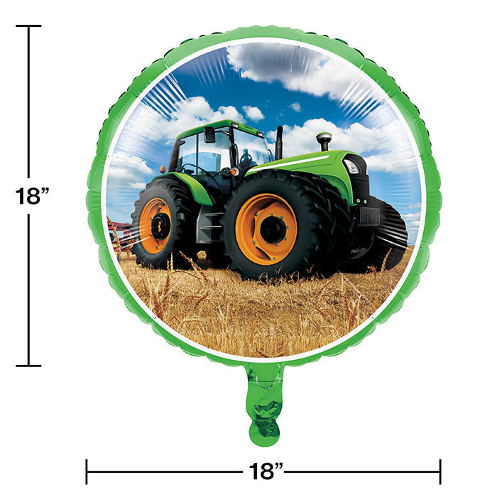 Bulk Tractor Time Mylar Balloons (10 per Case)