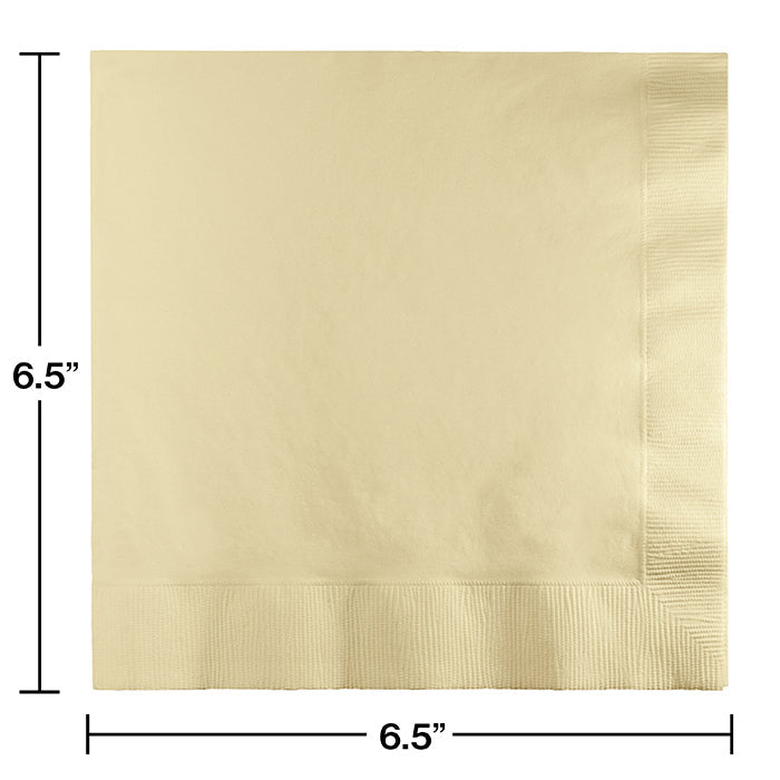 Bulk Ivory Luncheon Napkins 3 ply (500 per Case)