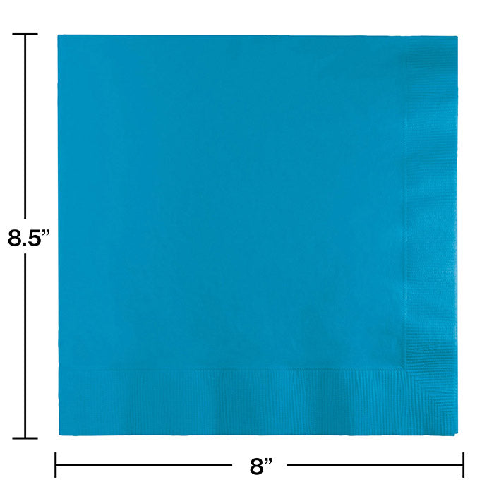 Bulk Turquoise Dinner Napkins 3 Ply (250 per Case)