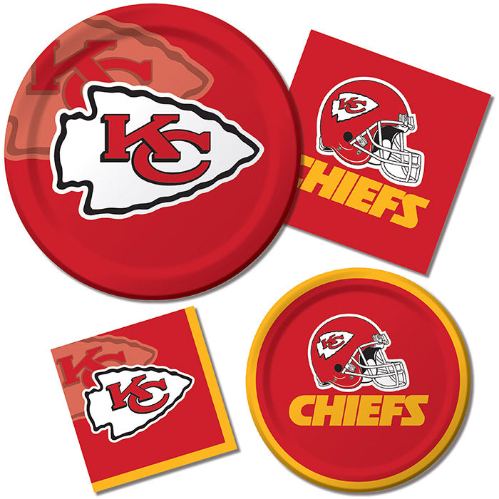 Bulk Kansas City Chiefs Beverage Napkins (192 per Case)