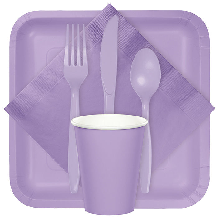 Bulk Luscious Lavender Plastic Forks (288 per Case)