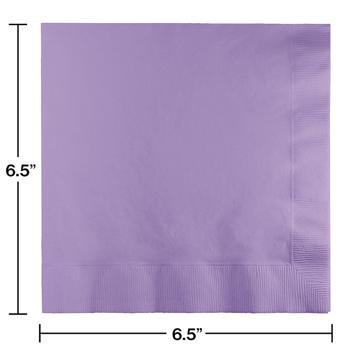 Bulk Luscious Lavender Luncheon Napkins 3 ply (500 per Case)