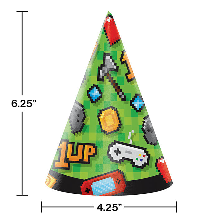 Bulk Video Games Party Party Hats (48 per Case)