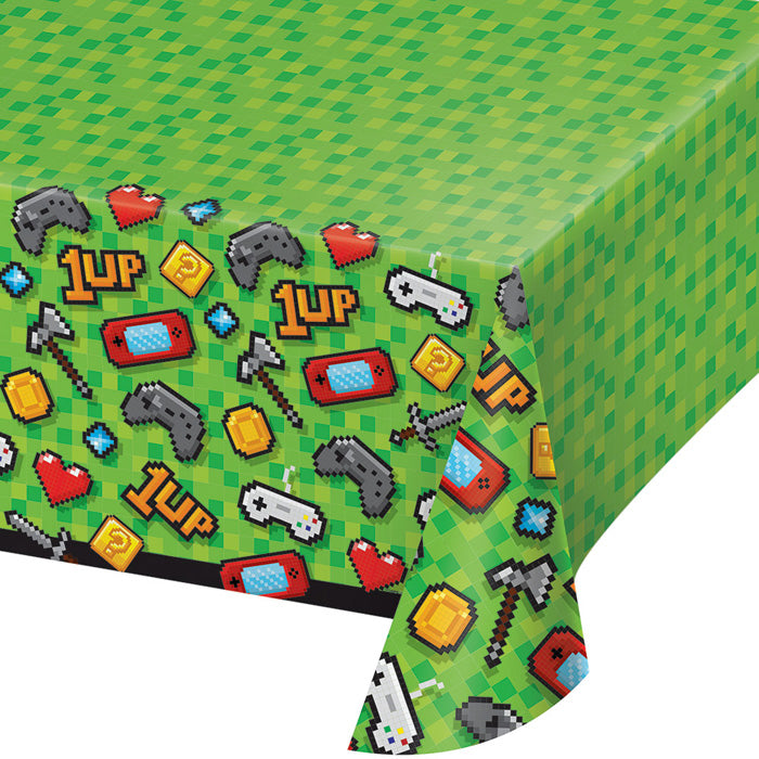 Bulk Video Games Party Plastic Table Covers (6 per Case)