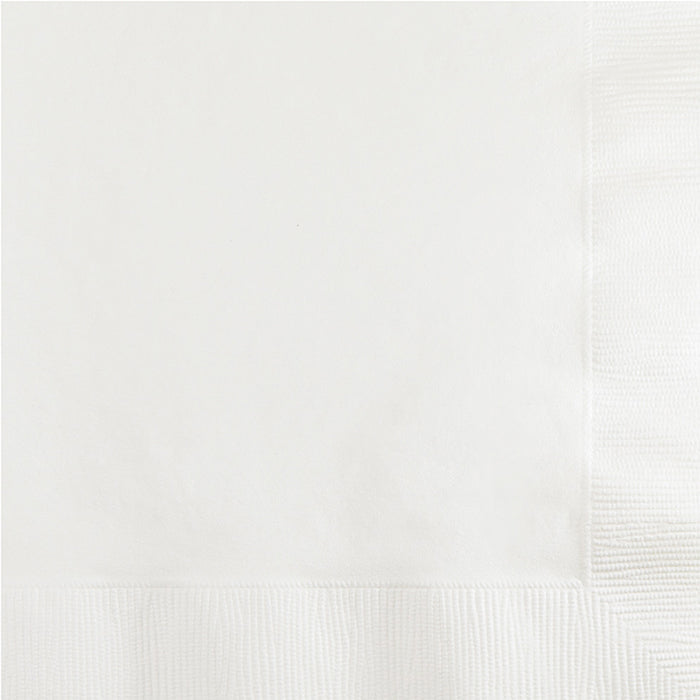 Bulk White Beverage Napkins 3 ply (500 per Case)