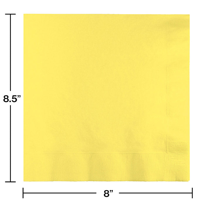 Bulk Mimosa Yellow Dinner Napkins (250 per Case)