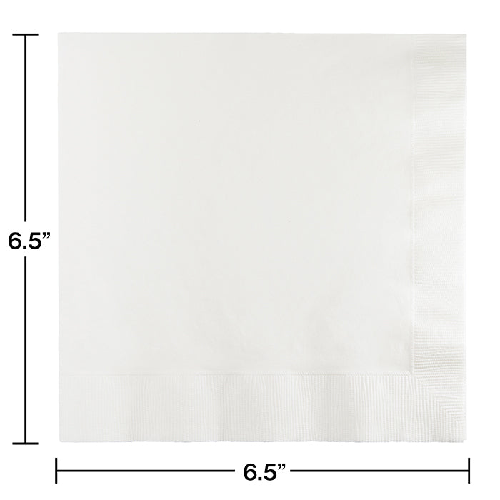 Bulk White Value Friendly Luncheon Napkins (240 per Case)