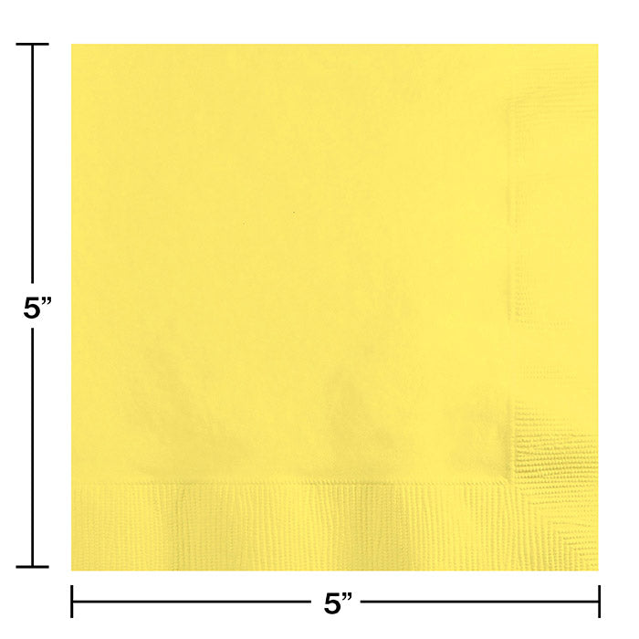 Bulk Mimosa 2 ply Beverage Napkins (600 per Case)