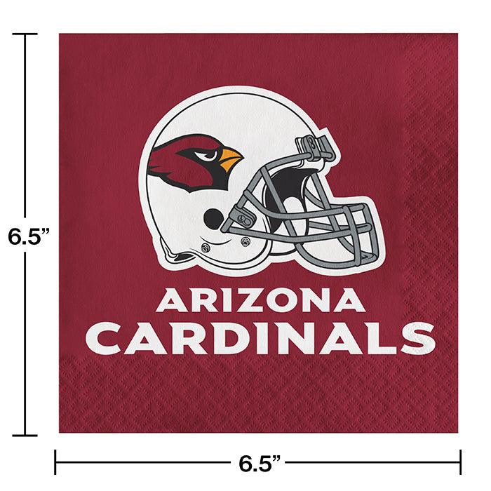 Bulk Arizona Cardinals Luncheon Napkins (192 per Case)