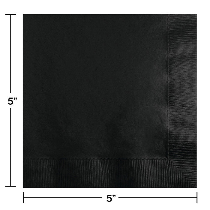 Bulk Black Velvet Value Friendly Beverage Napkins (240 per Case)