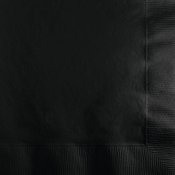 Bulk Black Velvet Beverage Napkins 3 ply (500 per Case)