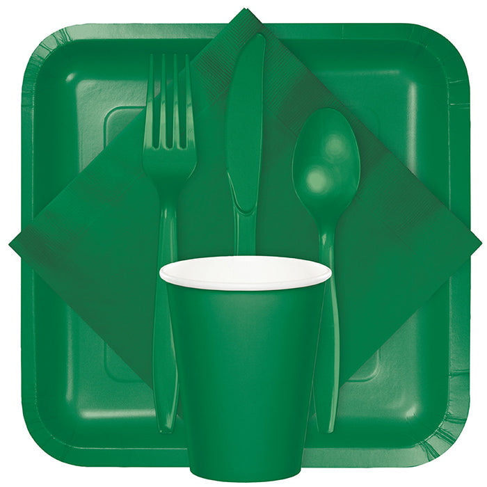 Bulk Emerald Green Value Friendly Beverage Napkins (240 per Case)