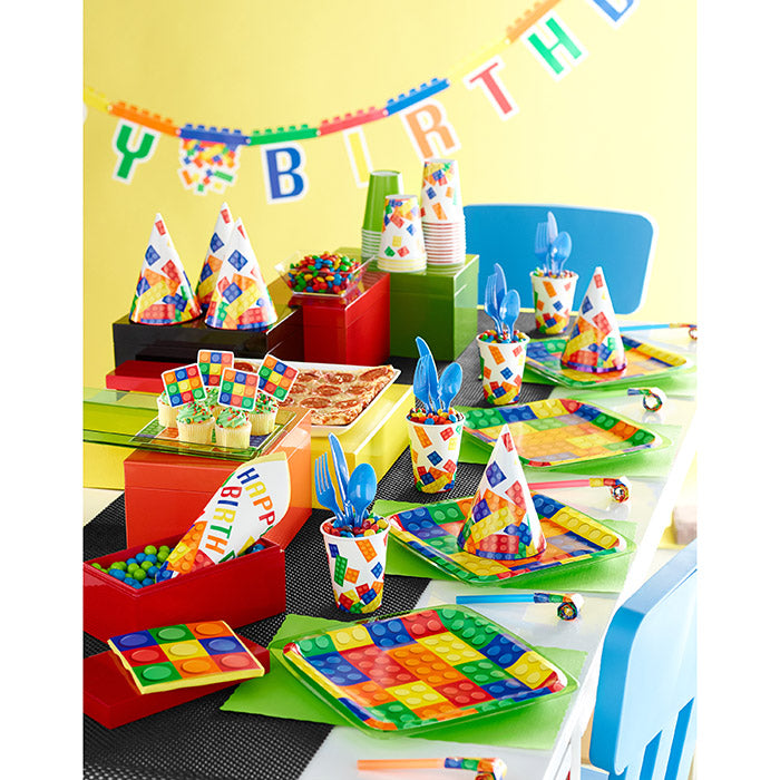 Bulk Block Party Birthday Luncheon Napkins (192 per Case)