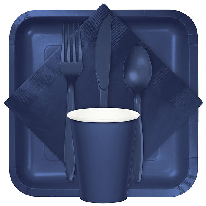 Bulk Navy Blue Luncheon Napkins 3 ply (500 per Case)