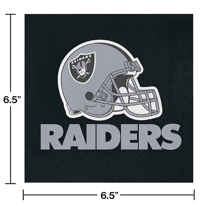 Bulk Las Vegas Raiders Luncheon Napkins (192 per Case)