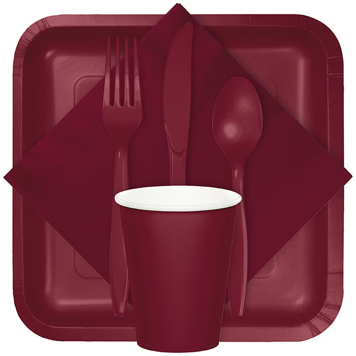 Bulk Burgundy 2 Ply Luncheon Napkins (600 per Case)