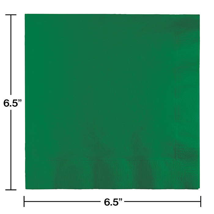 Bulk Emerald Green Luncheon Napkins 3 ply (500 per Case)