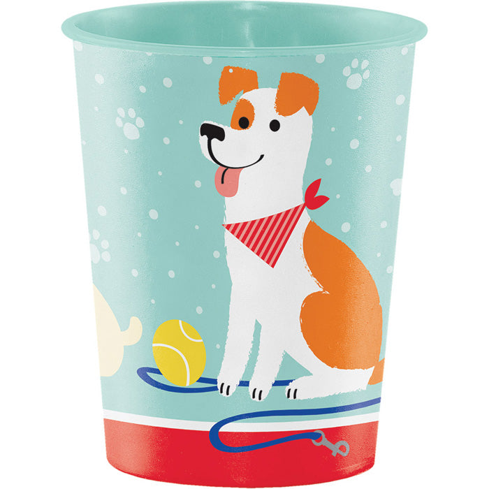 Bulk Dog Party 16 oz Plastic Favor Cups (12 per Case)