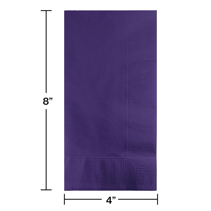 Bulk Purple 2 Ply Dinner Napkins (600 per Case)