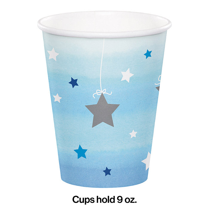 Bulk One Little Star Boy 9 oz Paper Cups (96 per Case)