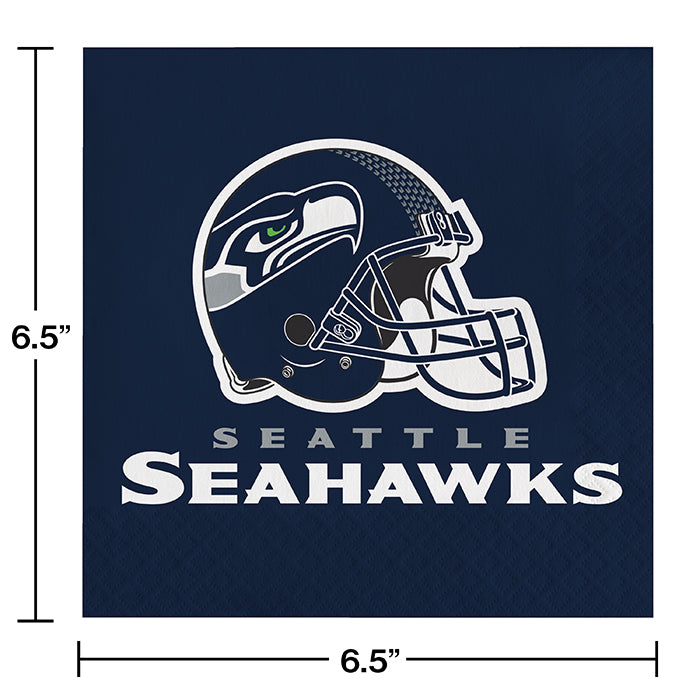 Bulk Seattle Seahawks Luncheon Napkins (192 per Case)