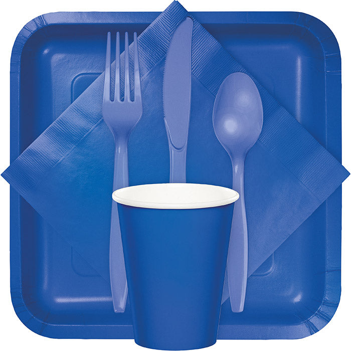 Bulk Cobalt Blue Plastic Forks (600 per Case)