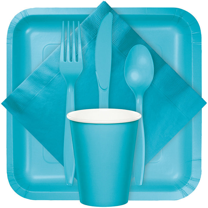 Bulk Bermuda Blue Plastic Forks (288 per Case)