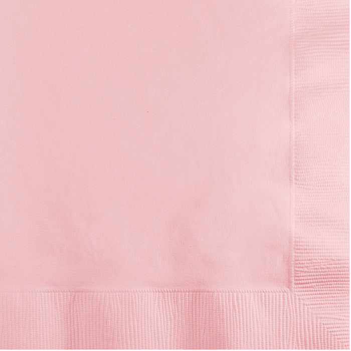 Bulk Classic Pink Beverage Napkins 3 ply (500 per Case)