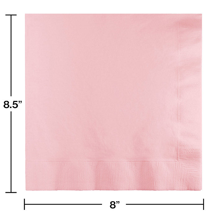 Bulk Classic Pink Dinner Napkins 3 Ply (250 per Case)