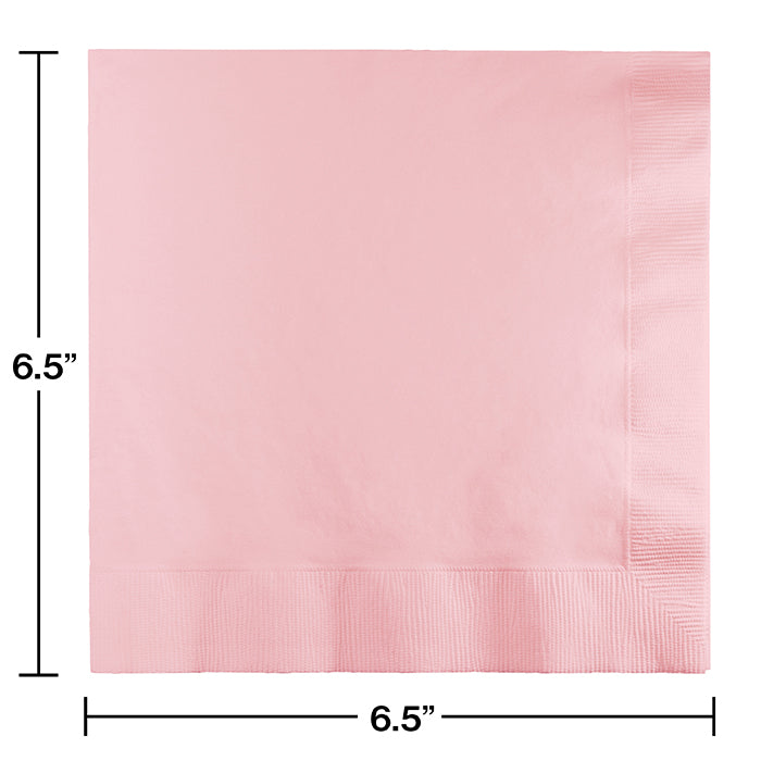 Bulk Classic Pink Value Friendly Luncheon Napkins (240 per Case)